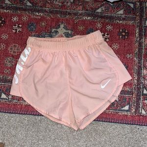 Pink Nike shorts